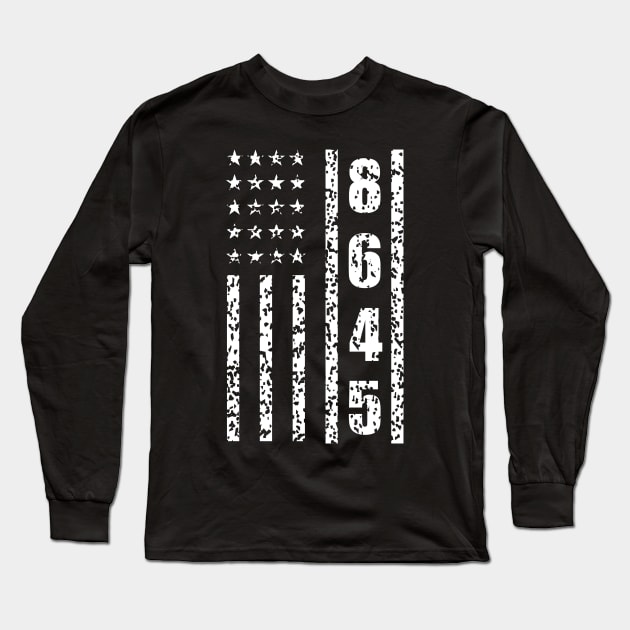 8645 trump Long Sleeve T-Shirt by Amrshop87